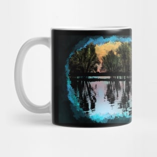 Forest by the lake Mug